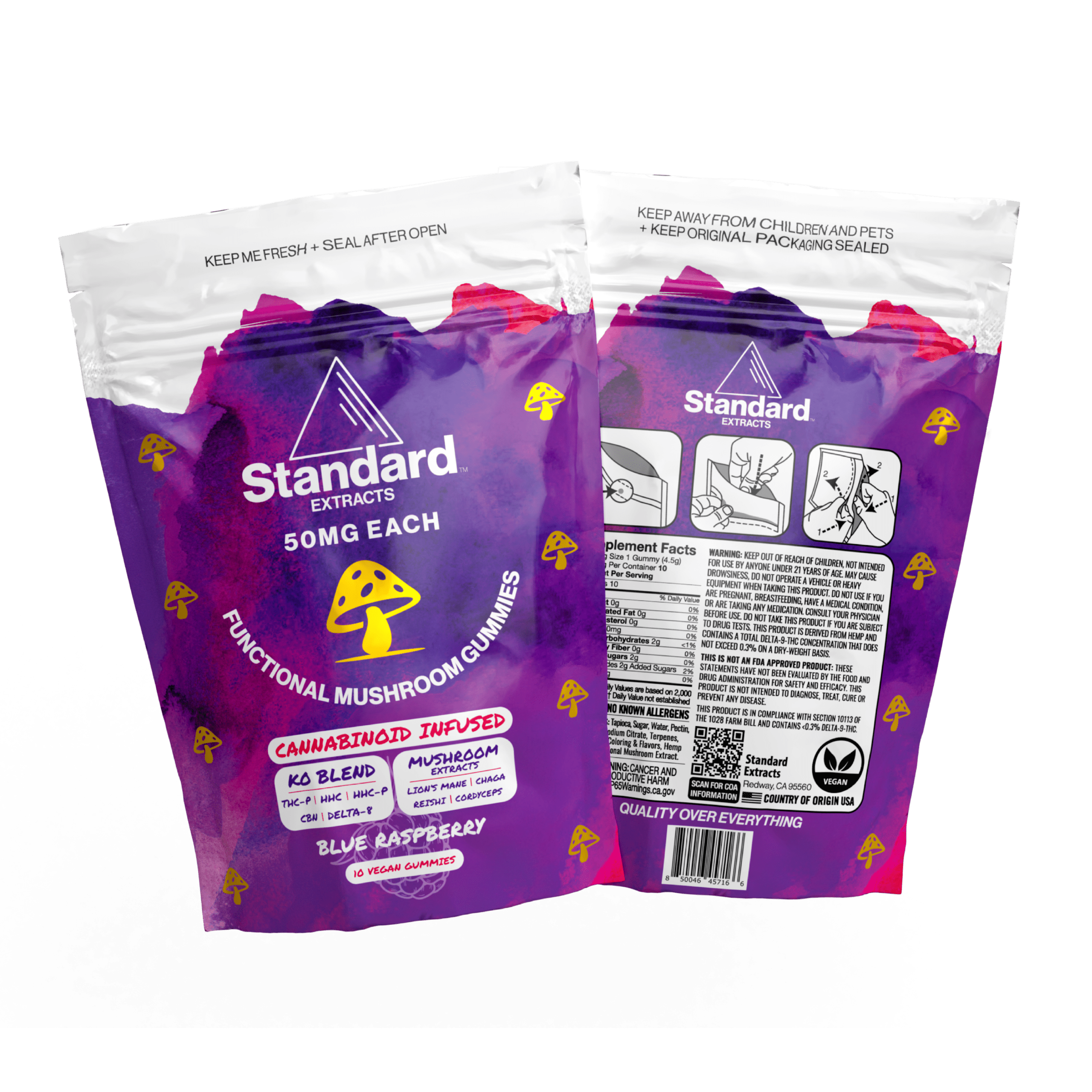 Standard Extracts Delta-8 KO Blend gummies