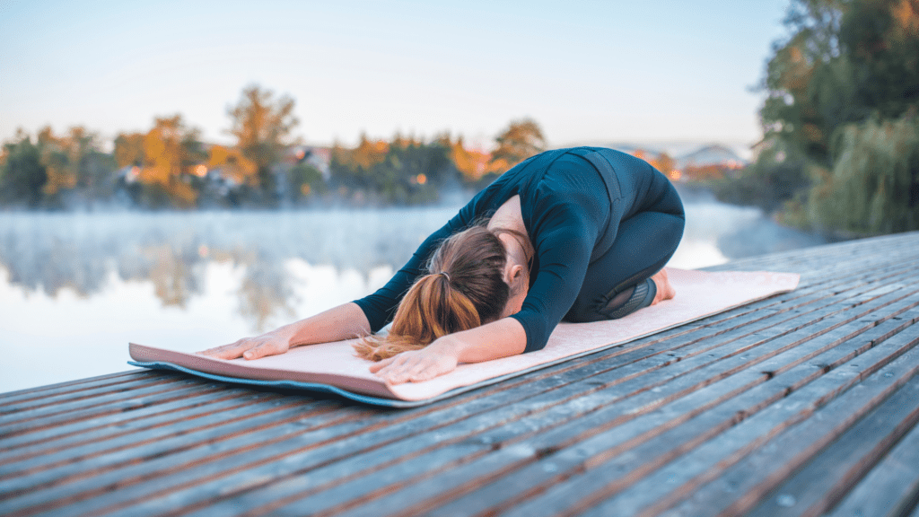 Yoga child pose