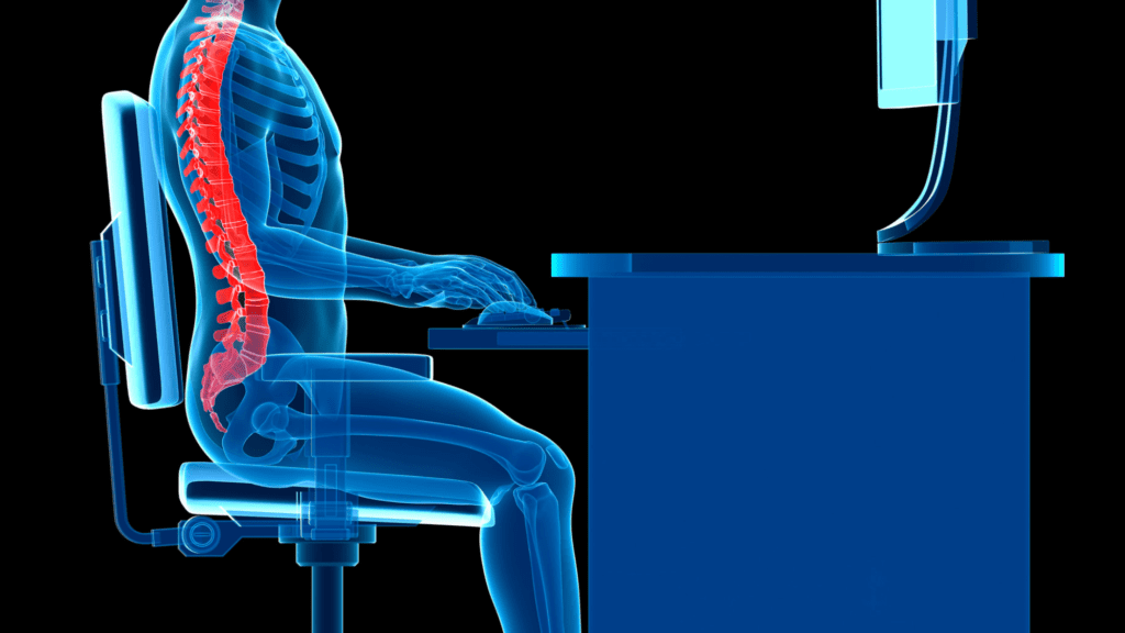 ergonomic posture for back pain relief