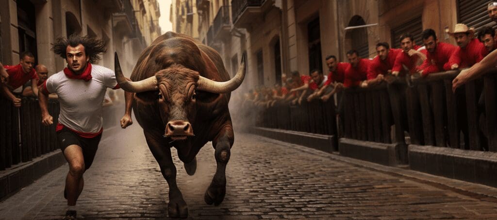 running with the bulls