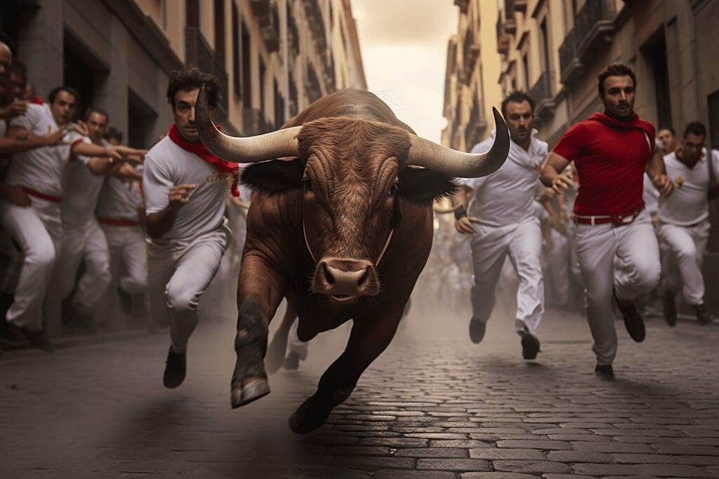 running with the bulls