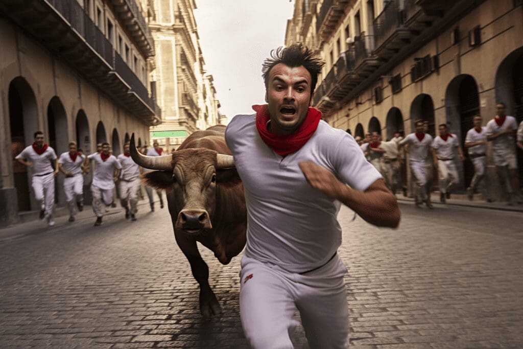 running with the bulls