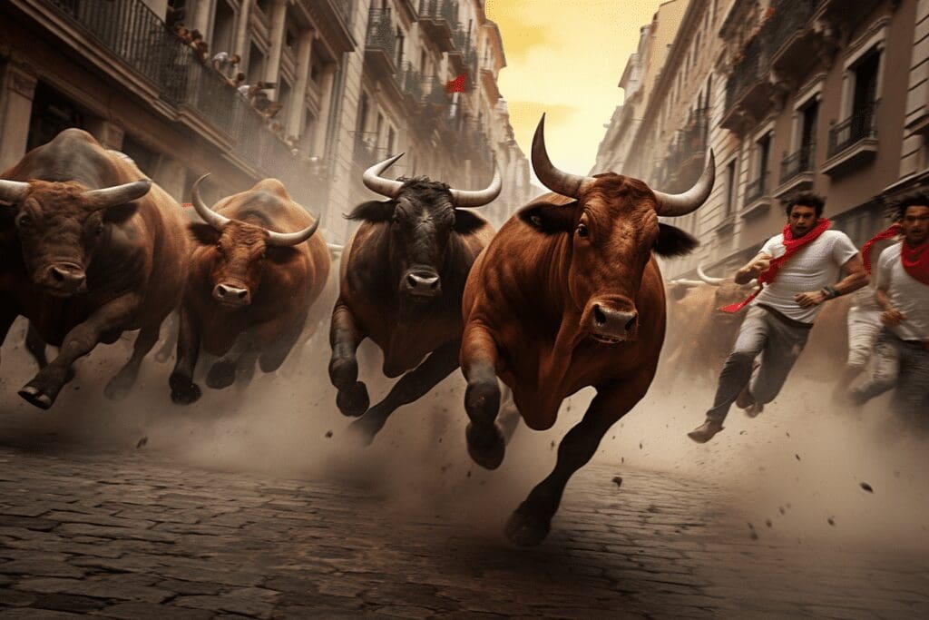 running with the bulls