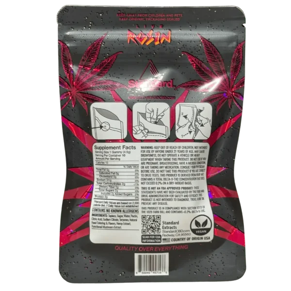 Watermelon Live Rosin Gummies (Pack of 10) - Image 3