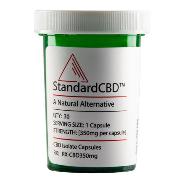 Ultra-Potent 350mg CBD Capsules – 10,500mg Total CBD