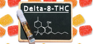 Medical Marijuana Edibles, Gummy Candies and Delta 8 THC vape cartridge